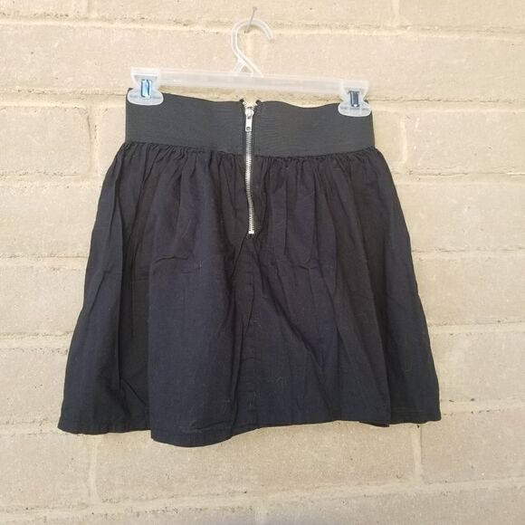 BlackPoppy Back.Cotton Skirt. Size S. - Picture 5 of 6